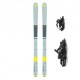 Blizzard Set Sci Alpinismo Zero G 84+Att.Alp Demo10+Pelli Grigio Giallo Uomo