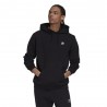 ADIDAS Originals Felpa Con Cappuccio Logo Piccolo Nero Uomo