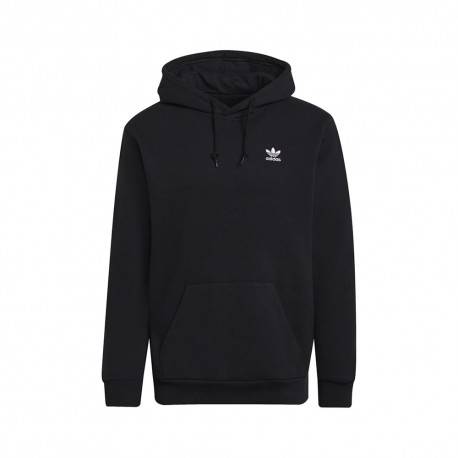 ADIDAS Originals Felpa Con Cappuccio Logo Piccolo Nero Uomo