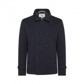 Dekker Cappotto Doppio Petto Blu Uomo