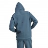 ADIDAS Felpa Palestra Full Zip Con Cappuccio Zne Petrolio Uomo