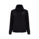 Freddy Felpa Palestra Senza Zip Con Cappuccio Nero Donna