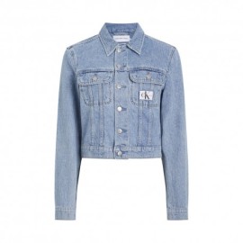 Calvin Klein Giacca Denim Azzurro Donna