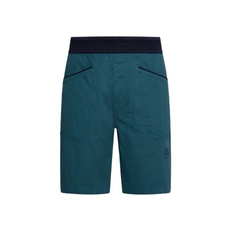 La Sportiva Pantaloni Corti Arrampicata Flatanger Hurricane Blu Uomo