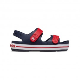 Crocs Cruiser Doppia Fascia Blu Rosso - Sandali Mare Bambino