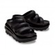 Crocs Crush Tripla Fascia Nero - Sandali Mare Donna