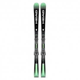 Head Supershape E-Magnum Sw Bb + Attacchi Prd12 Gw Nero Verde - Sci Uomo