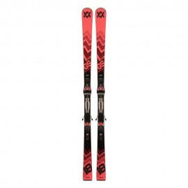 Volkl Racetiger Gs + Attacchi Rm3 12 Gw Rosso Nero - Sci Uomo