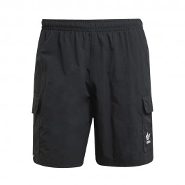 ADIDAS Originals Bermuda Trefoil Essentials Woven Cargo Nero Uomo