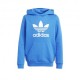 ADIDAS Originals Felpa Big Logo Con Cappuccio Blu Bambino