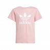 ADIDAS Originals T-Shirt Big Logo Rosa Bambina