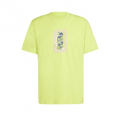 ADIDAS Originals T-Shirt Fantasia Lime Uomo