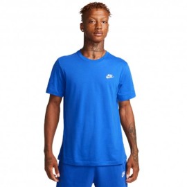 Nike T-Shirt Logo Piccolo Azzurro Uomo
