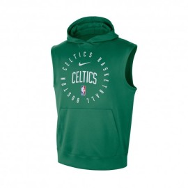 Nike Canotta Basket Con Cappuccio Nba Boston Celtics Spotlight Verde Bianco Uomo