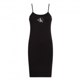 Calvin Klein Abito Con Corpetto Slim Nero Donna
