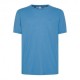 Sun 68 T-Shirt Fiammata Azzurro Uomo