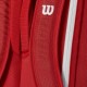Wilson Borsa Tennis Super Tour 9 Pack Rosso Bianco