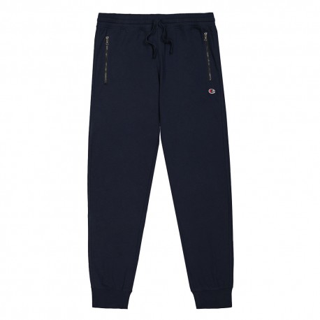 Champion Pantaloni Con Polsino Jersey Blu Uomo