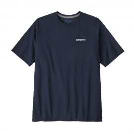 Patagonia T-Shirt P-6 Logo Responsabili-Tee New Navy Uomo