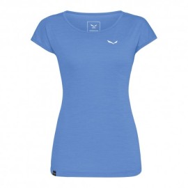 Salewa T-Shirt Puez Melange Morning Blu Melange Donna