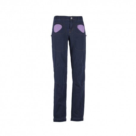 E9 Pantaloni Arrampicata Onda Denim Blu Donna