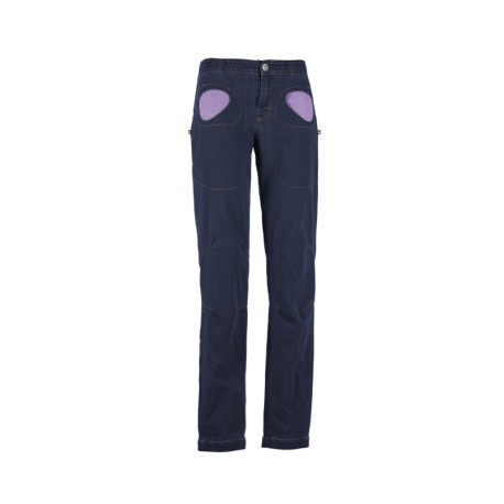 E9 Pantaloni Arrampicata Onda Denim Blu Donna