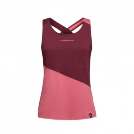 La Sportiva Canotta Twist Rosso Rosebay Redwood Donna