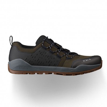 Fizik Terra Ergolace X2 Verde Olive Caramel - Scarpa Gravel Uomo