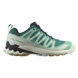 Salomon Xa Pro 3D V9 Gtx Deep Lake Electric Verde  - Scarpe Trekking Donna