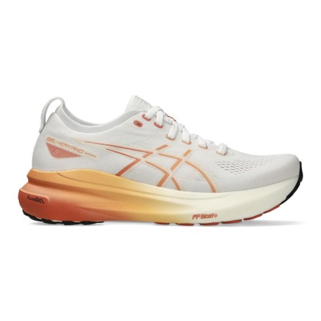 Asics Gel-Kayano 31 Bianco Arancio - Scarpe running Donna