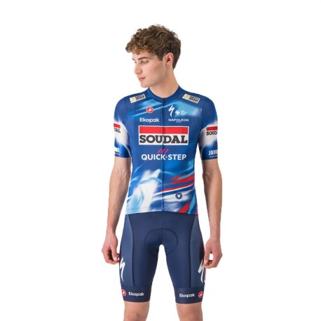 Castelli Salopette Ciclismo Competizione Soudal Quick Step 2024 Belgian B Uomo