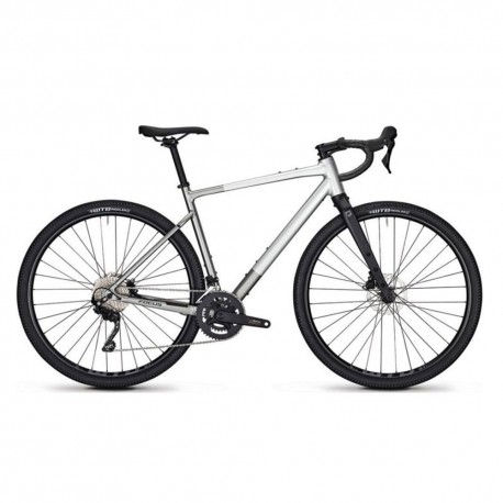 Focus Gravel Atlas 6.7 Grx 400 Argento Grigio - Gravel Bike