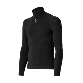 Silverskin Maglia Ciclismo Lupetto Warm Antracite Uomo