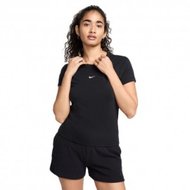 Nike T-Shirt Logo Piccolo Nero Donna
