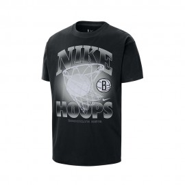 Nike Maglia Basket Nba Brooklyn Nets Vtg Max90 Nero Grigio Uomo