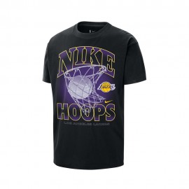 Nike Maglia Basket Nba Los Angeles Lakers Vtg Max90 Nero Bianco Uomo
