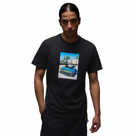 Nike Jordan Brand T-Shirt Fantasia Nero Uomo