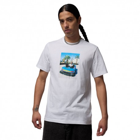 Nike Jordan Brand T-Shirt Fantasia Bianco Uomo