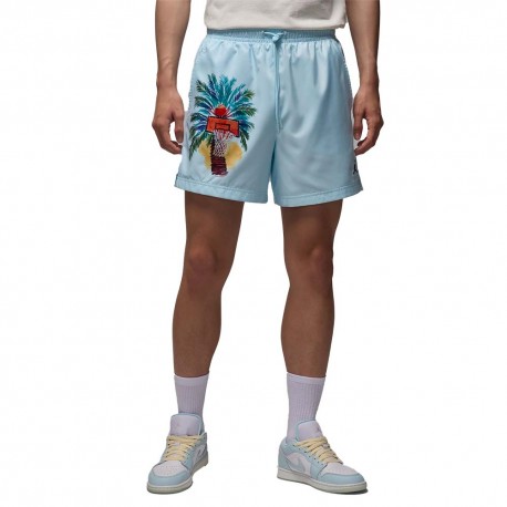 Nike Jordan Essentials Shorts Fantasia Foglie Azzurro Uomo