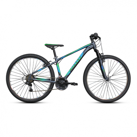 Myland 26" Reaction 6V Nero Azzurro Verde - Mtb Mountain Bike Bambino
