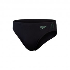 Speedo Costume Slip Hyperboom Splice Nero Olive Uomo