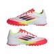 Adidas F50 League Tf Bianco Nero Giallo - Scarpe Da Calcio Uomo