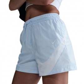 Nike Sportswear Classic Shorts Wvn Azzurro Donna