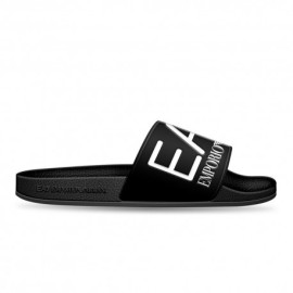 Ea7 Fascia Big Logo Nero - Ciabatte Mare Uomo