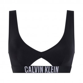 Calvin Klein Bikini Top Bralette Nero Donna