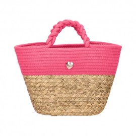 Hat You Borsa Pochette Rafia Piccola Fuxia Donna