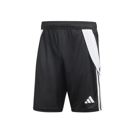 ADIDAS Pantaloncini Calcio Tiro24 Nero Bianco Uomo