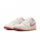 Nike Air Jordan 1 Low Bianco/Rosa  - Sneakers Donna