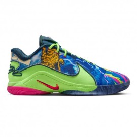 Nike Lebron Xxii Blustery Fireberry Verde - Scarpe Basket Uomo