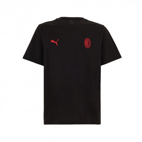 Puma T-Shirt Ac Milan Essential Nero Ragazzo